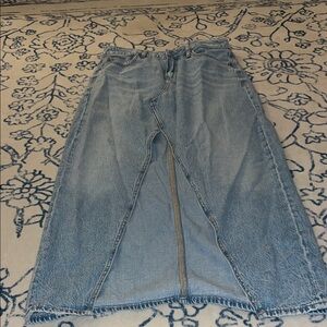 American Eagle Outfitters Blue Maxi Skirt